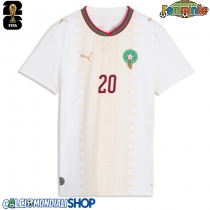 Maglie da calcio Marocco Ayoub El Kaabi #20 Seconda Maglia Femminile Mondiali 2026  Manica Corta